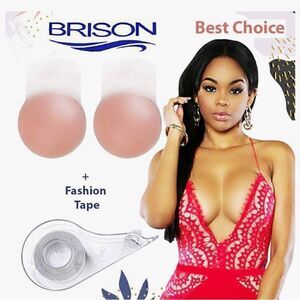 NWT Double sided clothing tape & Reusable Silicone Breast Lift/Nipple covers.